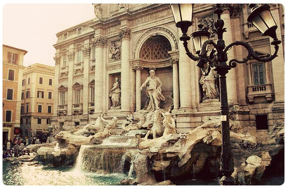 Rome Trevi Fountain Roma Italy Fontana di Trevi