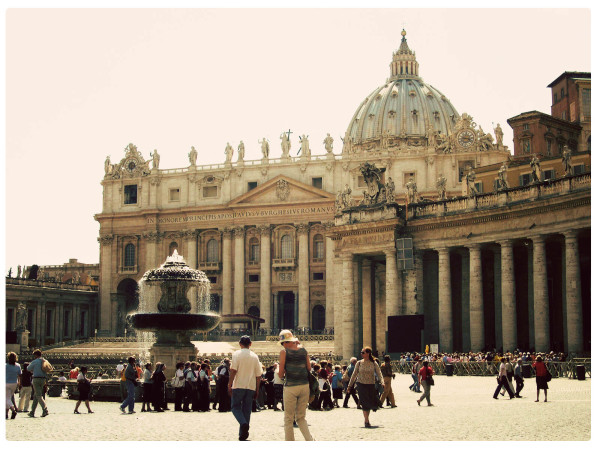 St Peter's Square Vatican Italy Rome Roma Italia