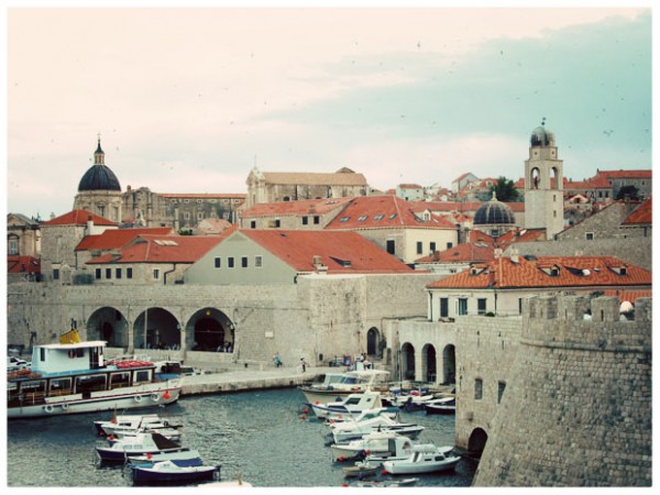 Dubrovnik from outside the fortress