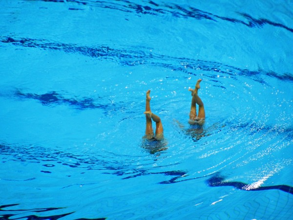 London Olympics Women's Duet Free Routine Synchronized Swimming