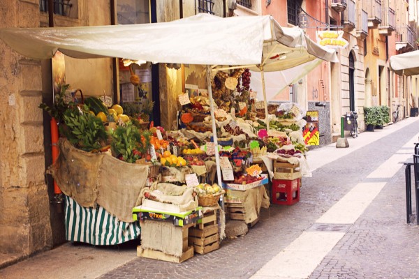 italian fruit cart