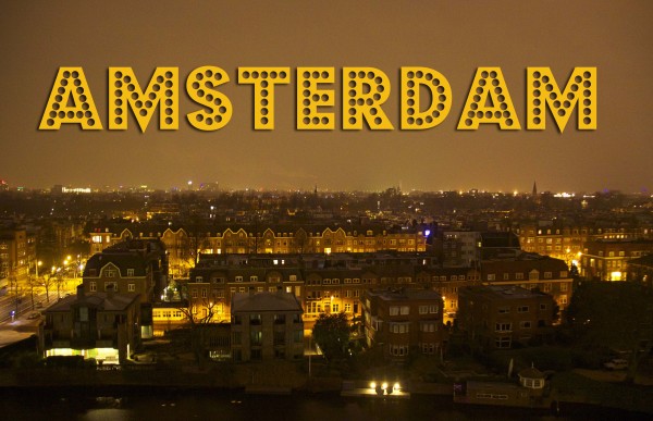 amsterdam at night