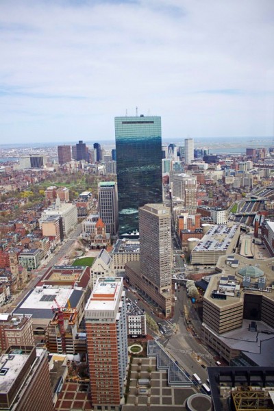 boston skyline prudential tower