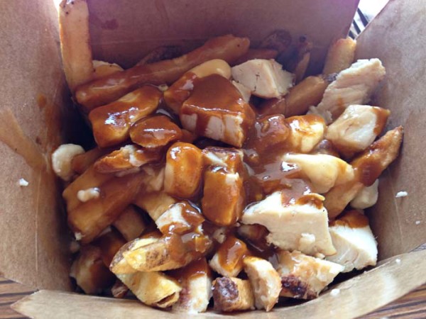 curry poutine from smoke's poutinerie