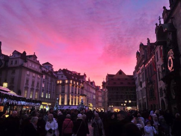 prague sunset