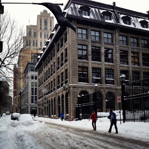 montreal under snow