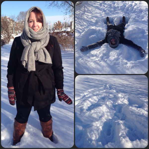 montreal snow angel