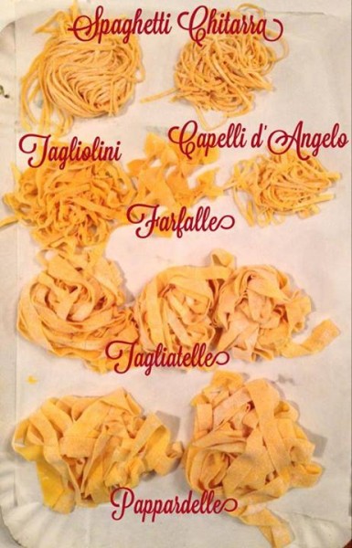 pastas from emilia romagna italy