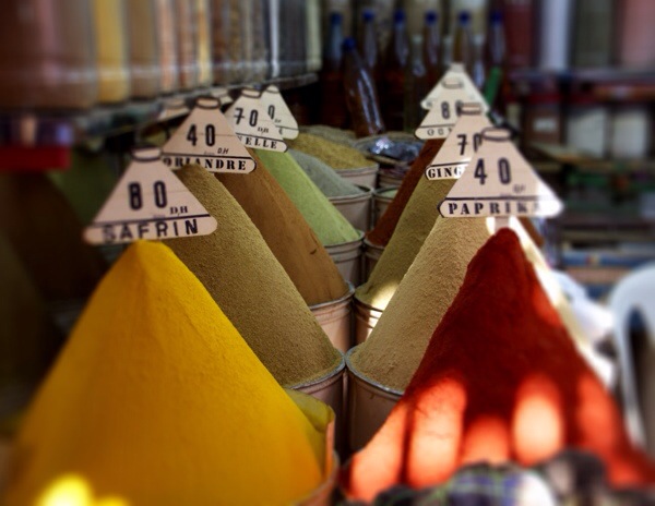 moroccan spices in marrakech