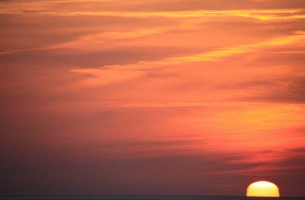 sunset in manarola cinque terre italy