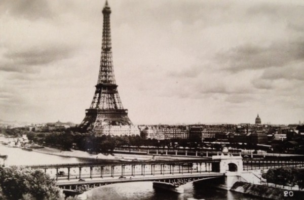 paris france 1940s black and white