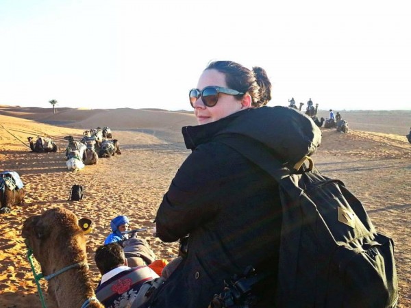 meganotravels on a camel