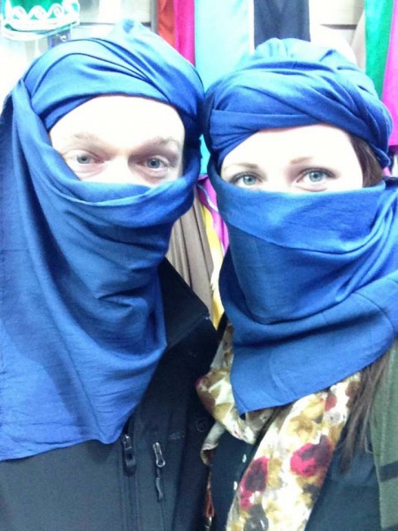 desert wear scarves morocco