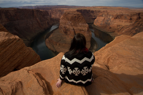 meganotravels at horseshoe bend arizona