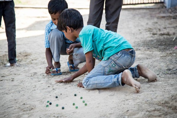 children playing marbles tordi sagar india