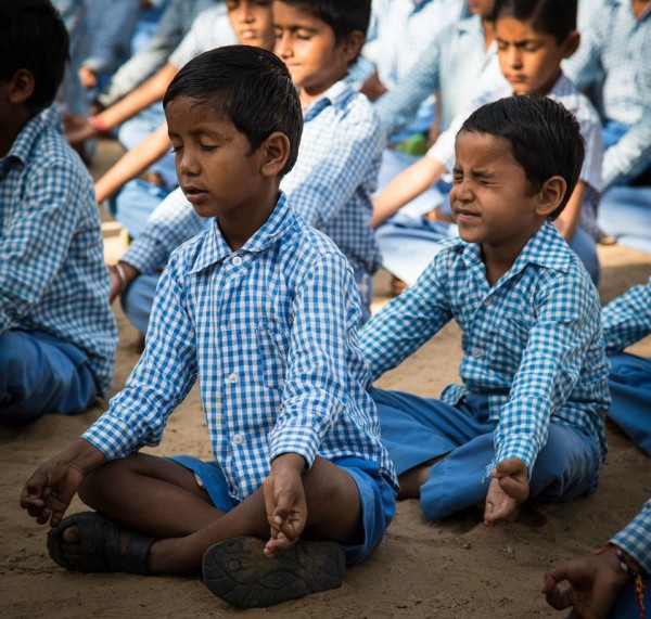 school children in india