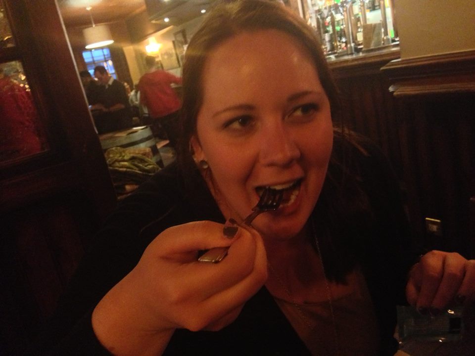 meganotravels trying black pudding in fort william scotland