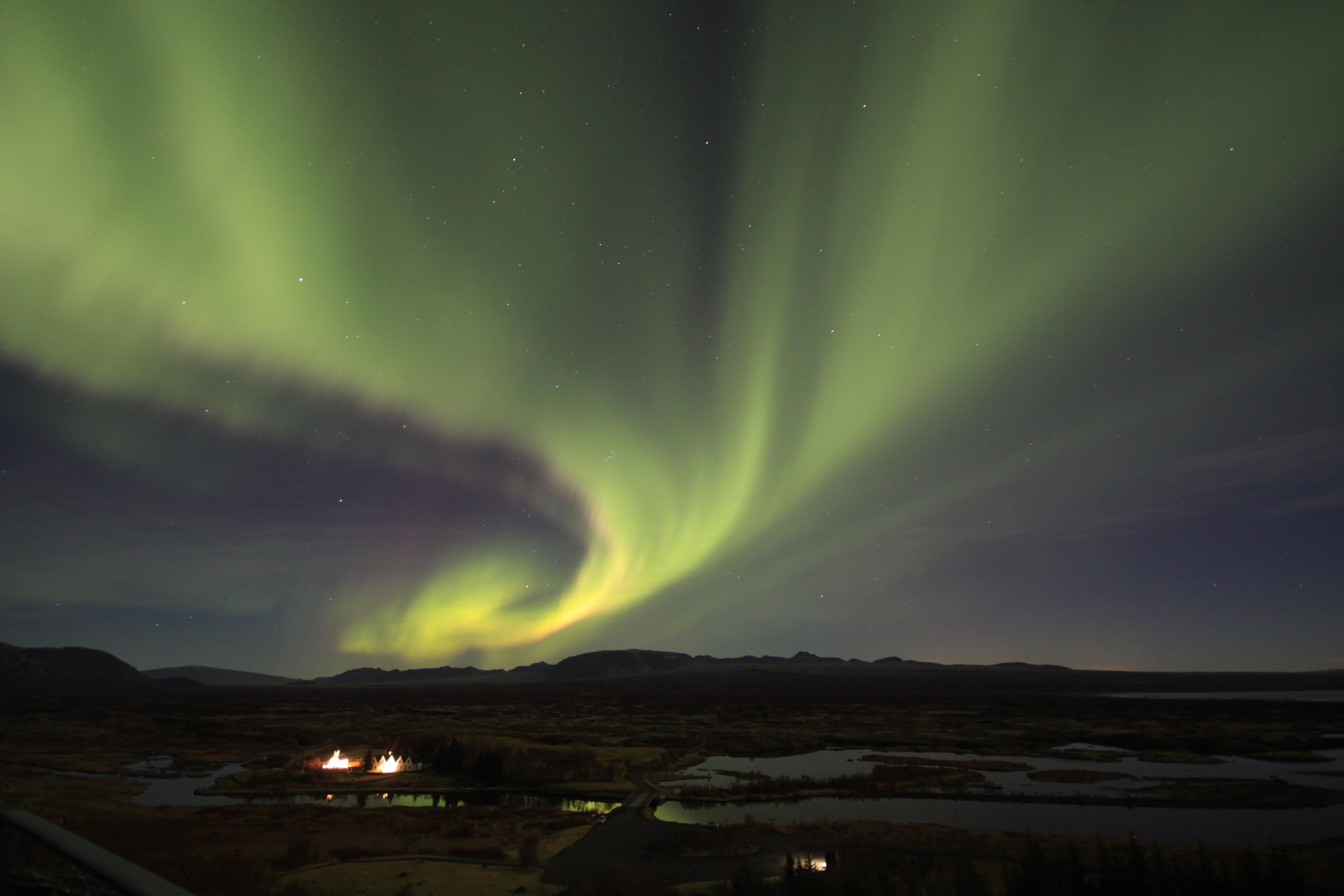 northern lights aurora borealis iceland